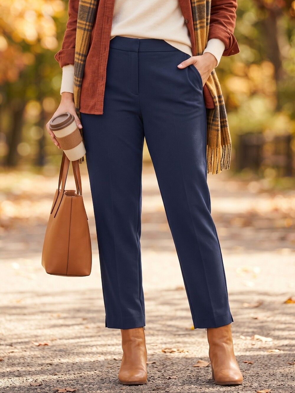 Banana Republic Navy Ankle Trousers Minimalist Corpcore Office Siren Nwot
